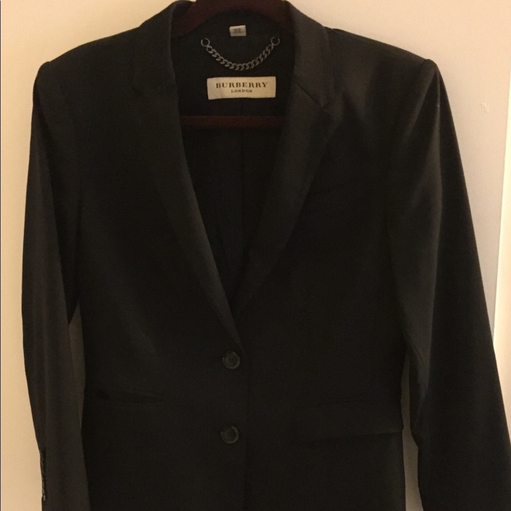 Black Burberry Blazer